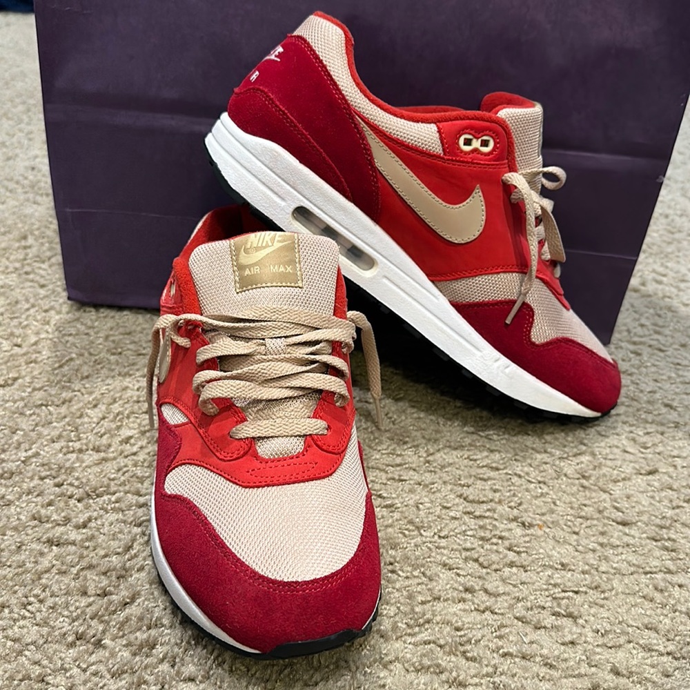 Nike Air Max 1 Premium Retro Red Curry 2018